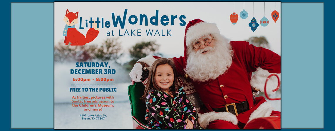 Little Wonders at Lake Walk – December 3rd