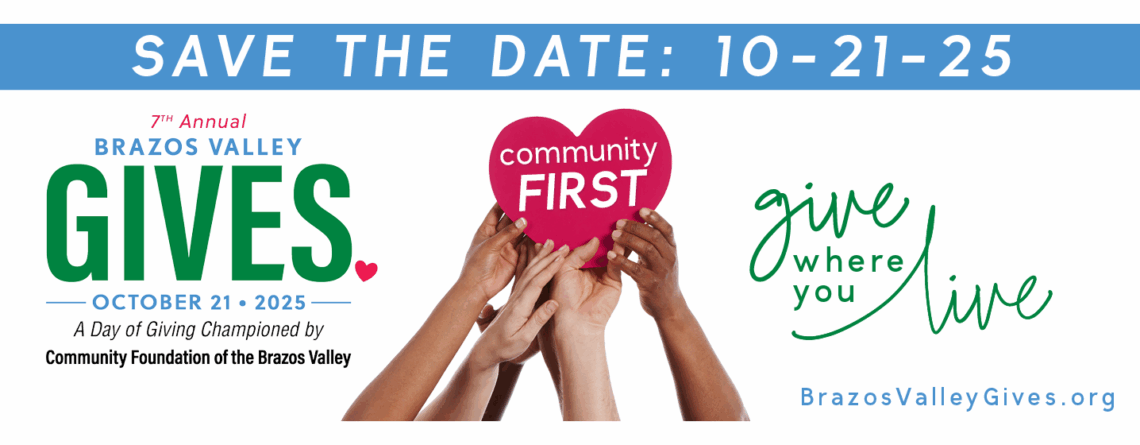 Seventh Annual Brazos Valley Gives Kicks Off Early Giving