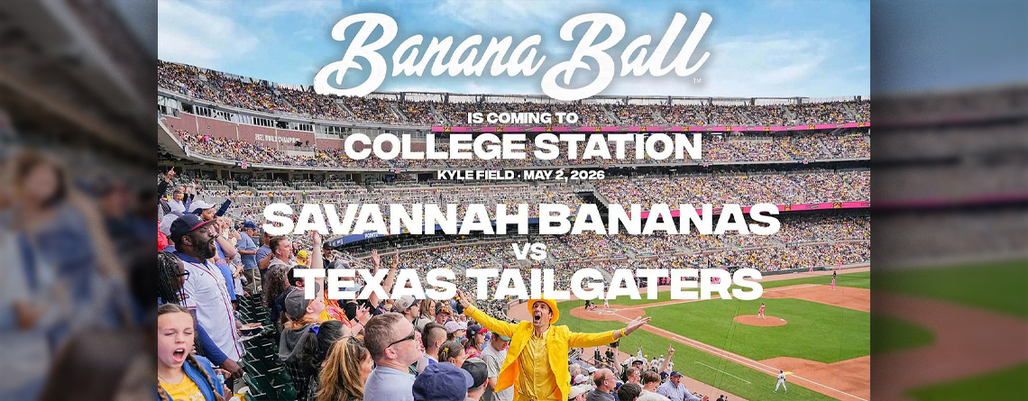 Savannah Bananas Bring Banana Ball to Kyle Field THIS Saturday!