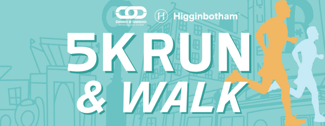 Register for the Annual B/CS Chamber 5k Run & Walk – on April 25th