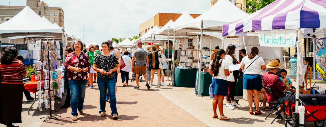 Downtown Bryan Street & Art Fair Is Back April 26th!